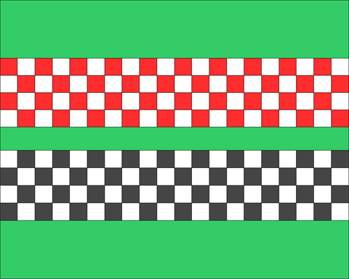 Checker Board strips that are square. 