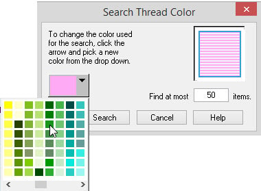 thread color search
